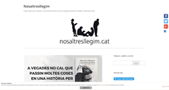 Desktop Screenshot of nosaltresllegim.cat